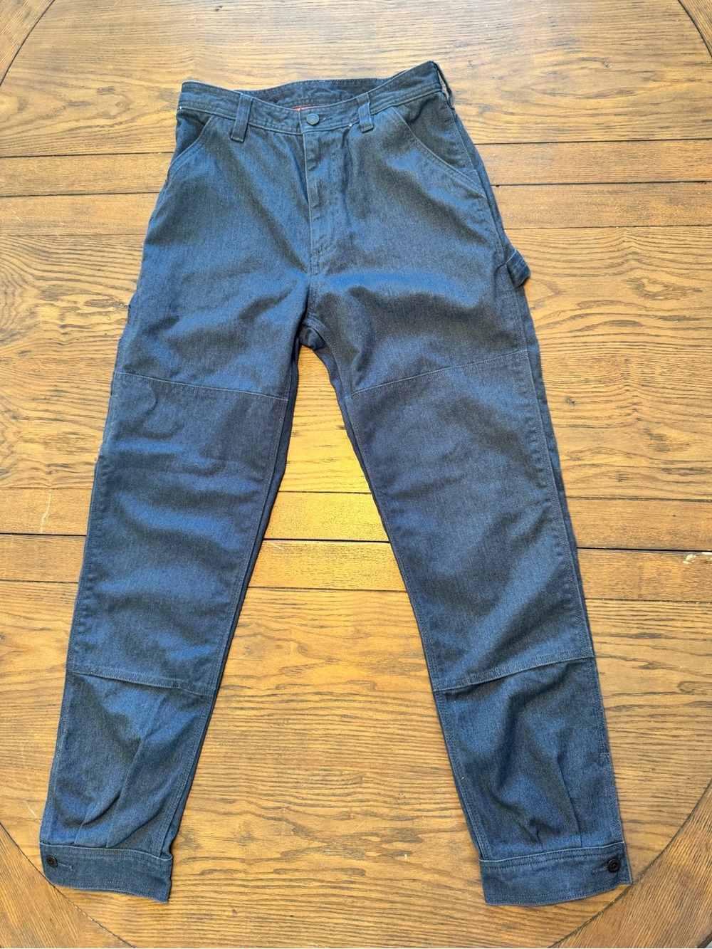 Patagonia All Season Hemp Canvas Double Knee Trouser Pants Blue Women’s Size 4